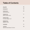 Table of Contents Elegant Beauty